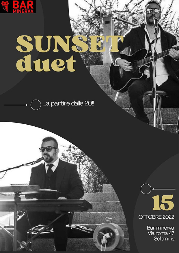 Live Music con i SUNSET duet - Soleminis - 15 Ottobre 2022 - ParteollaClick