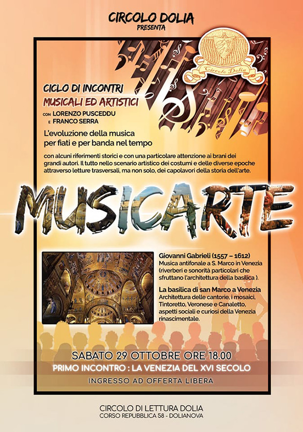 MUSICARTE, primo incontro musicalie ed artistico - Dolianova - 29 Ottobre 2022 - ParteollaClick