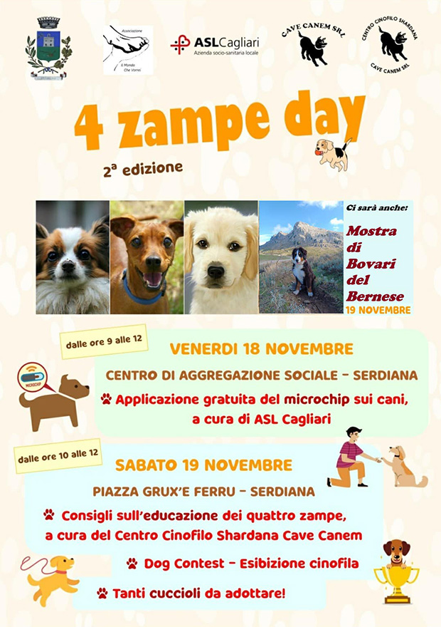 2ª edizione di 4 zampa day - Serdiana - 18 e 19 Novembre 2022 - ParteollaClick