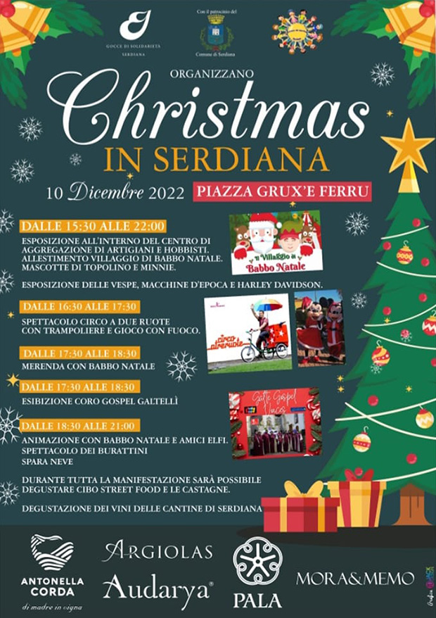 Christmas IN SERDIANA - Serdiana - 10 Dicembre 2022 - ParteollaClick