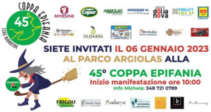 Banner 45ª Coppa Epifania, corsa campestre - Dolianova - Venerdì 6 Gennaio 2023 - ParteollaClick