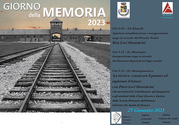 Giornata della Memoria con Piera Levi-Montalcini - Donori - 27 Gennaio 2023 - ParteollaClick