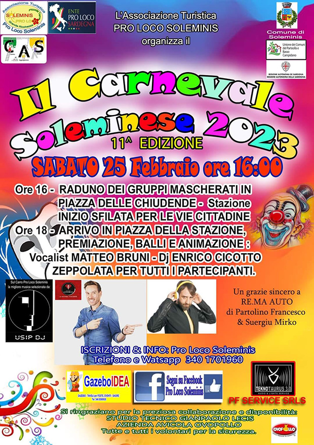 Sfilata di Carnevale 2023 - Soleminis - 25 Febbraio 2023 - ParteollaClick