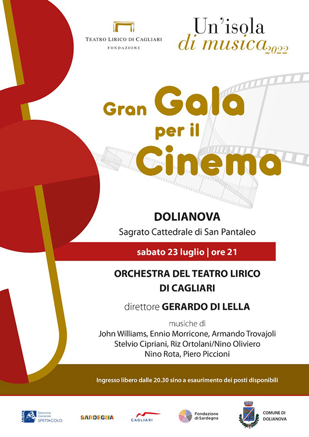 Gran Galà per il Cinema, concerto dell'Orchestra del Teatro Lirico di Cagliari - Dolianova - 23 Luglio 2022 - ParteollaClick